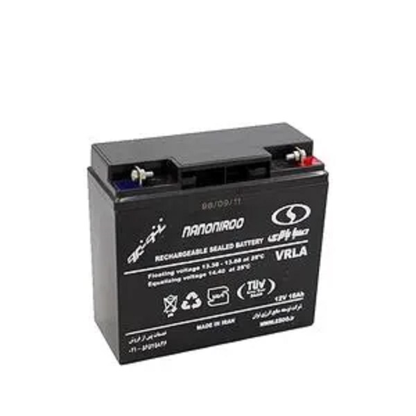 باتری UPS صبا ظرفیت 18 آمپر ۱۲ ولت