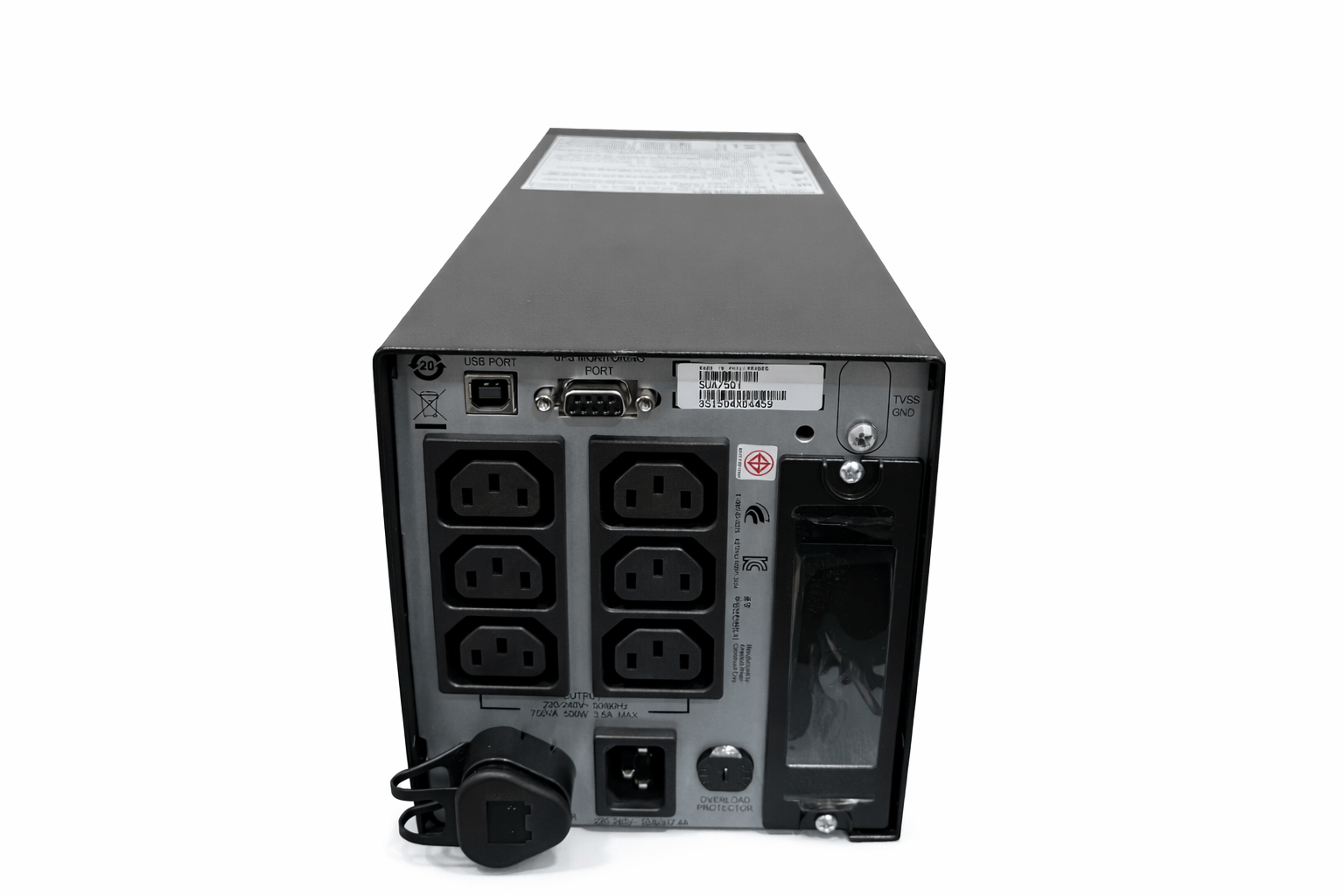 نمای پشت از یو پی اس APC SUA750I