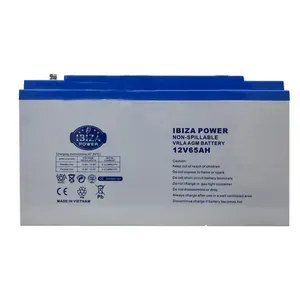 باتری یو پی اس 12 ولت 65 آمپر ساعت ایبیزا مدل IBZ 12-65 ساخت ویتنام