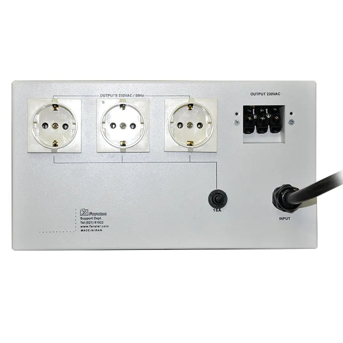 Alternative view of استابلایزر فاراتل مدل STB6000M | تثبیت کننده ولتاژ تک‌فاز 6kVA