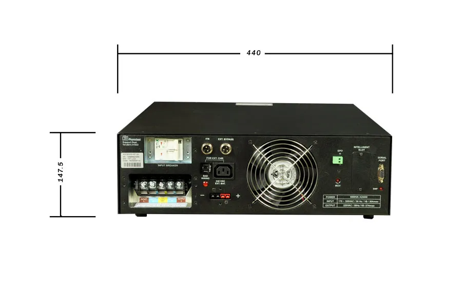 یو پی اس فاراتل مدل SDC6000X-RT-3U - Image 3