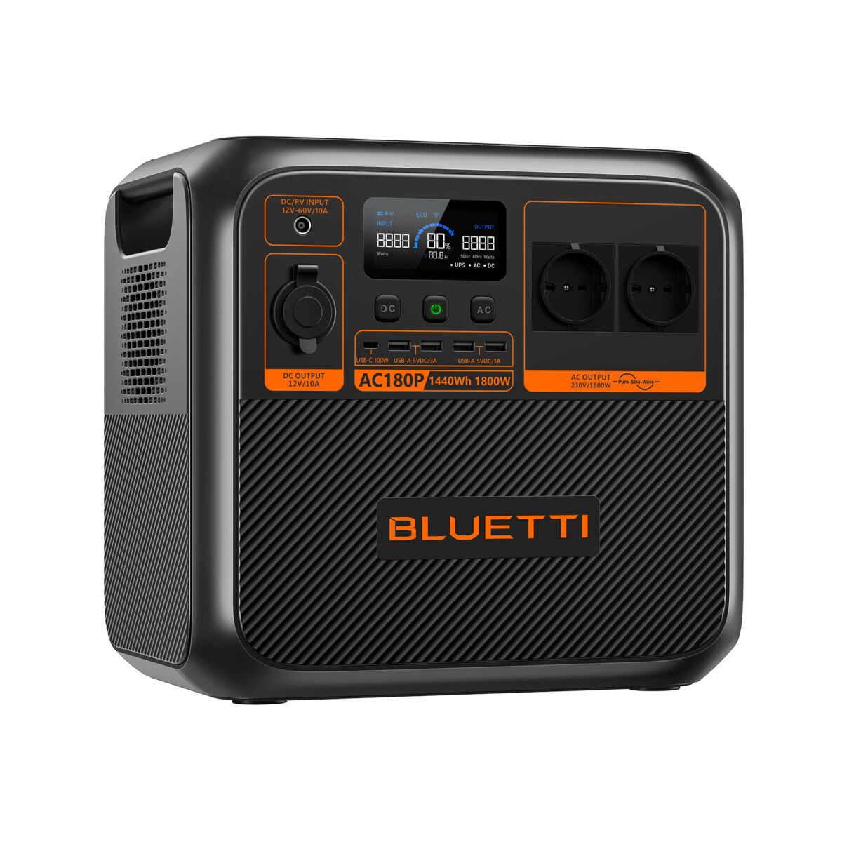 پاور استیشن قابل حمل 1800 وات ظرفیت 1440 وات ساعت بلوتی مدل AC180P
