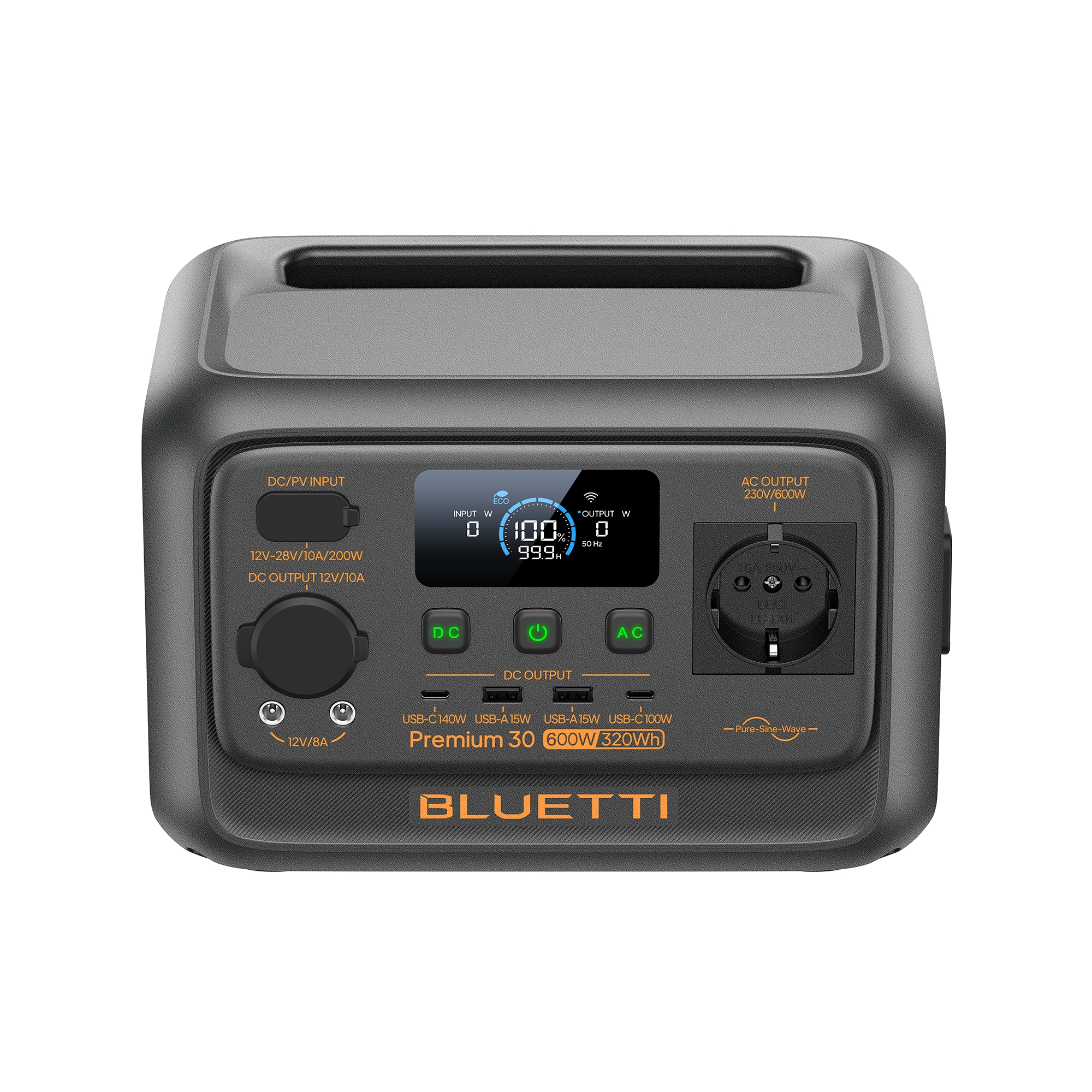 پاور استیشن بلوتی مدل Premium 30 V2 توان 600 وات ظرفیت 320 وات ساعت / ارسال آنی از انبار تهران / تضمین اصالت کالا / گارانتی رسمی ۱۸ ماهه شرکتی - Image 3
