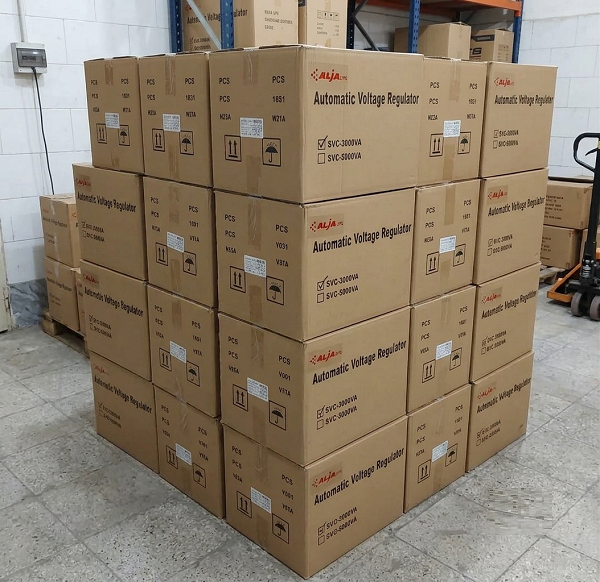 Alternative view of استابلایزر آلجا تکفاز 5KVA سروو موتوری مدل SVC-5KVA / سیم پیچ مسی / رومیزی طراحی شده جهت مراکز پزشکی ، زیبایی و لیزر پوست