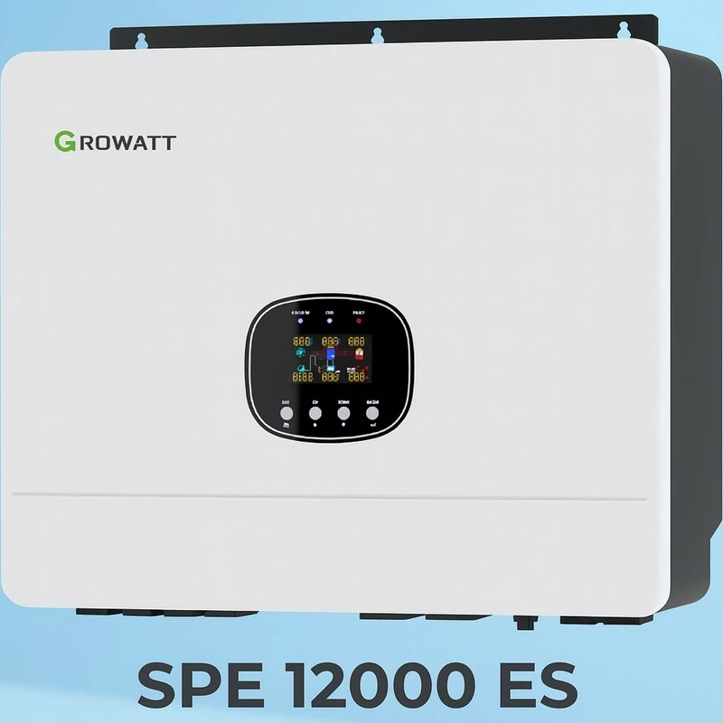 اینورتر هیبریدی خورشیدی Growatt مدل SPE-12000-ES - 12 کیلووات - نمای جلویی
