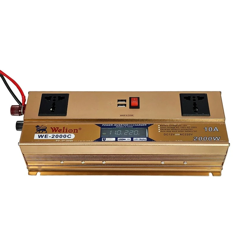 اینورتر شارژر ویلیون مدل WE-2000C10AMP ظرفیت 2000 وات - Image 3